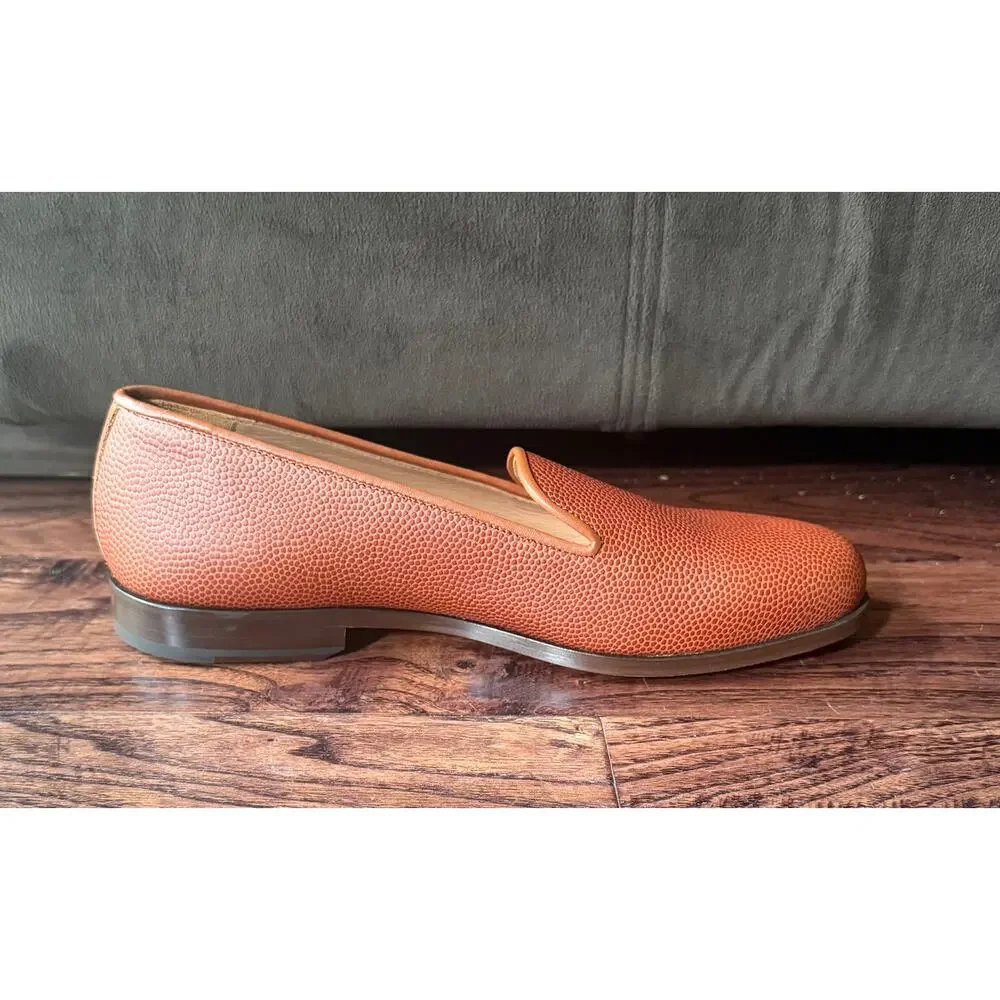 $1095 NEW Stubbs & Wootton Limited Edition 9.5 Leather Loafers NEW + Accessories